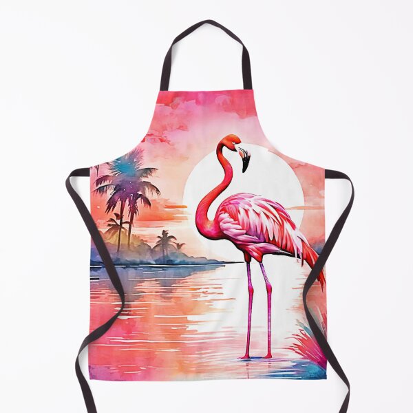Artikelvorschau, Rosa Flamingo-Sonnenuntergang entworfen und verkauft von Health And Fitness Posts e-Store.