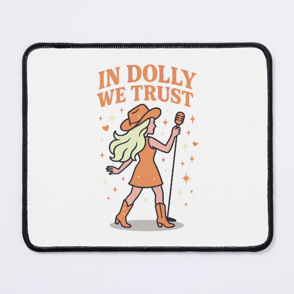 Item preview, Retro Cowgirl Hat Design – In Music We Trust designed and sold by Timegraf.