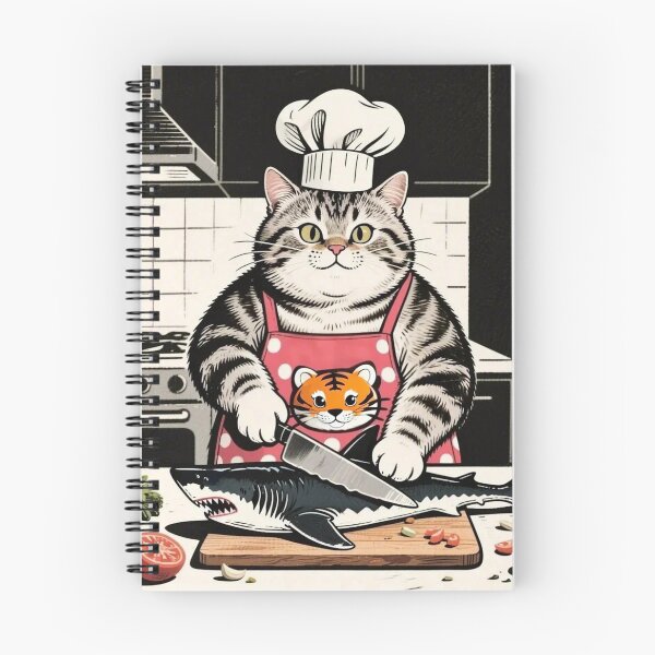 Item preview, chef meow designed and sold by artsmeow.