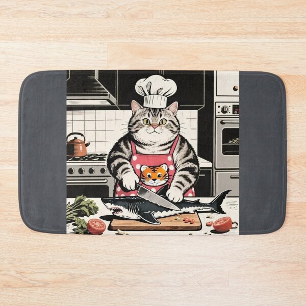 Item preview, chef meow designed and sold by artsmeow.
