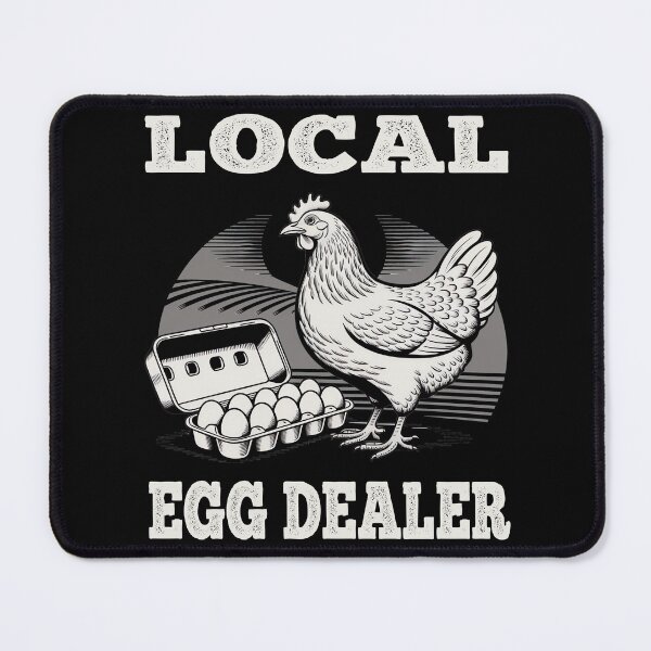 Item preview, Local Egg Dealer Chicken Motif designed and sold by MooonTees.
