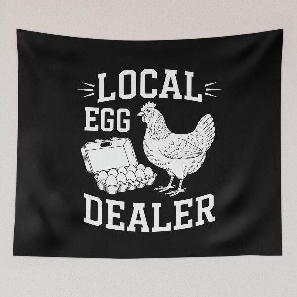 Item preview, Local Egg Dealer Chicken Motif designed and sold by MooonTees.