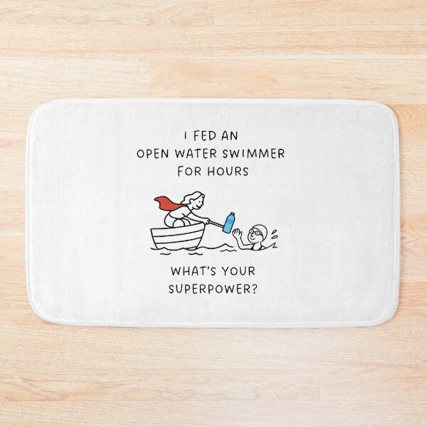 Item preview, Open Water Swim Feeder Superpower - Female Feeder & Female Swimmer  designed and sold by Open Water Swimming Gifts.
