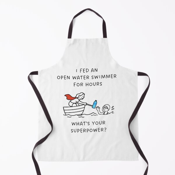Item preview, Open Water Swim Feeder Superpower - Female Feeder & Female Swimmer designed and sold by Open Water Swimming Gifts.