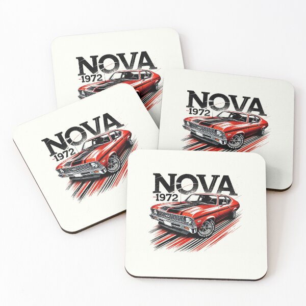 Item preview, Red 72 Nova  designed and sold by TheArtOfCar.