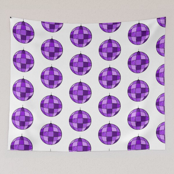 Item preview, Purple Glitter Disco Ball designed and sold by clawinyourback.