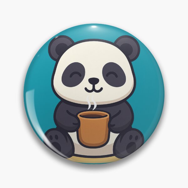 Item preview, Panda Brew – Caffeinated Cuteness Overload in Kawaii Style designed and sold by krasioams.