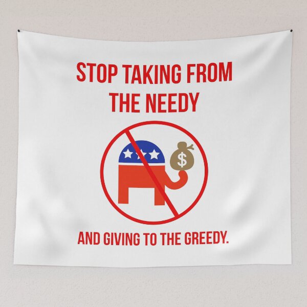 Item preview, Stop talking from the needy and giving to the greedy. designed and sold by Rachel the Artist .