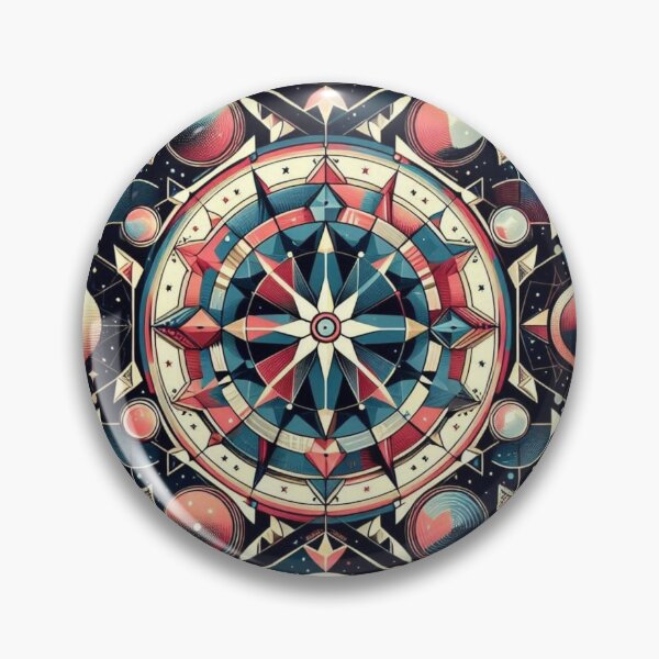 Item preview, colorful geometric decorative pattern designed and sold by Dogandesighn.