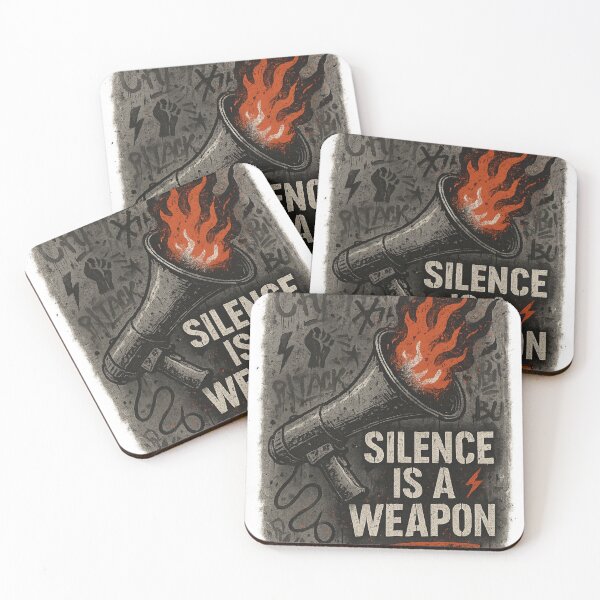Item preview, Burn the Silence – Silence is a Weapon designed and sold by Mattley77.