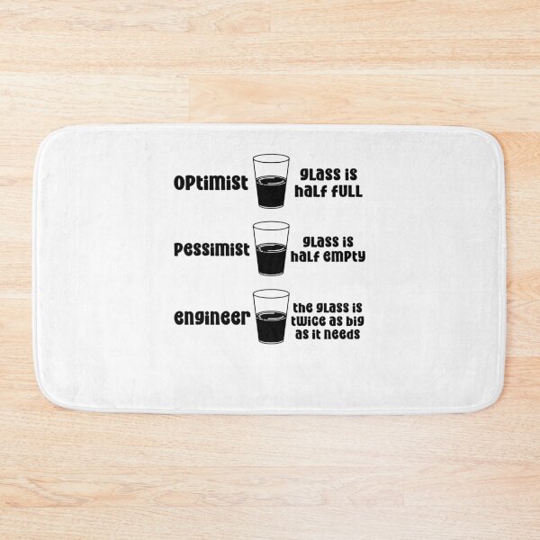 Item preview, Optimist Pessimist Engineer designed and sold by TeesYouWant.