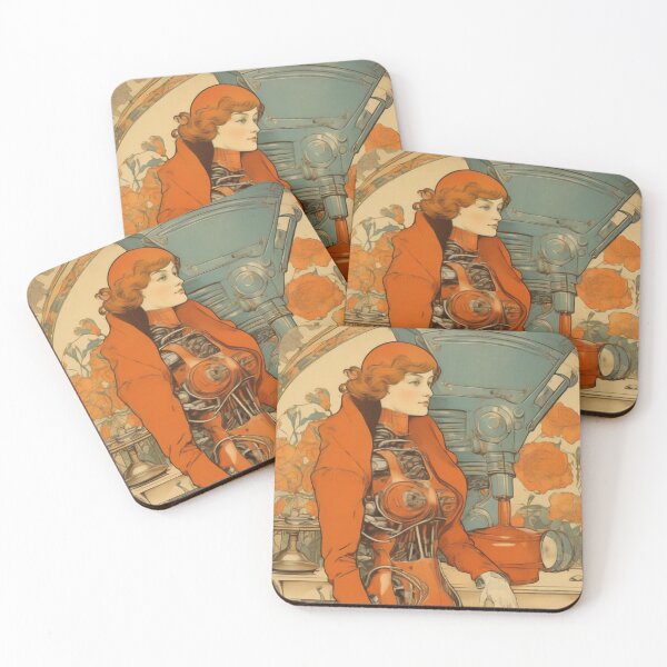 Item preview, Robot Love Art Illustrations from the 1800s | #18 designed and sold by NickWhittleArt.