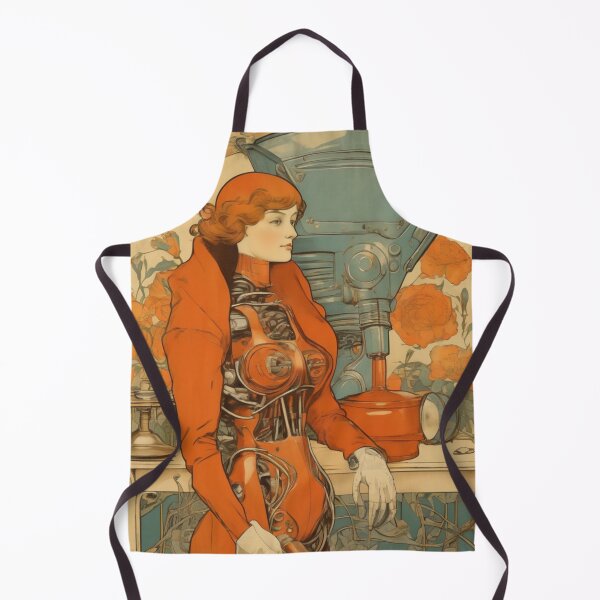 Item preview, Robot Love Art Illustrations from the 1800s | #18 designed and sold by NickWhittleArt.