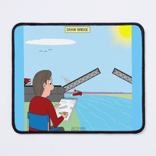Item preview, Draw Bridge designed and sold by Out to Lunch Cartoons and More.