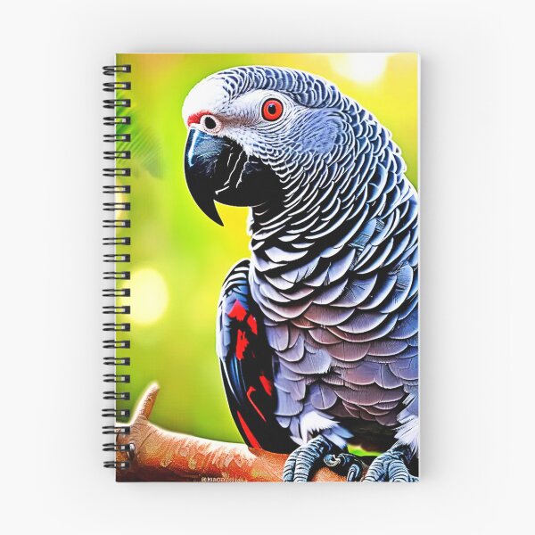 Item preview, Talking African Grey Parrot designed and sold by Health And Fitness Posts e-Store.