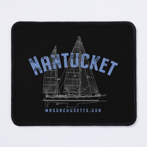 Item preview, Nantucket Massachusetts Nautical Sailboat Design designed and sold by Futurebeachbum.