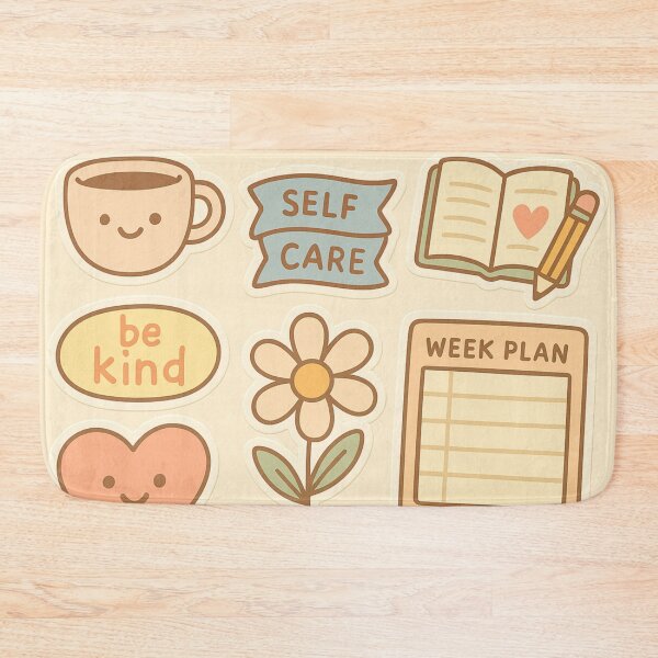 Item preview, Kawaii Journaling Sticker Pack – Cozy Pastel Planner Stickers designed and sold by riadesigns11.
