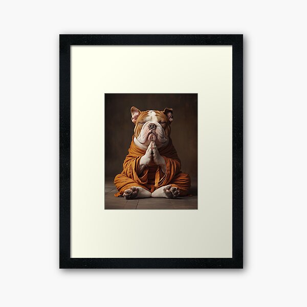 Item preview, Meditating Bulldog designed and sold by peterlawrence13.