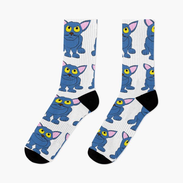 Item preview, Silent Grump – Blue Cat with Attitude designed and sold by pinovolpino.