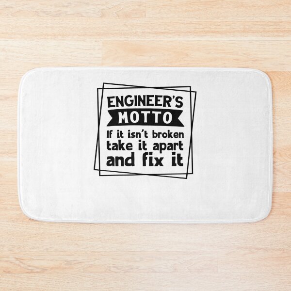 Item preview, Engineer’s Motto designed and sold by TeesYouWant.