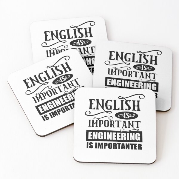 Item preview, English Is Important Engineering Is Importanter designed and sold by TeesYouWant.