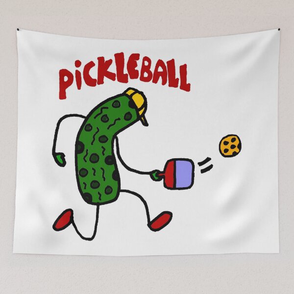 Item preview, Pickle Smash – Funny Pickleball Cartoon designed and sold by miaa-artistshop.
