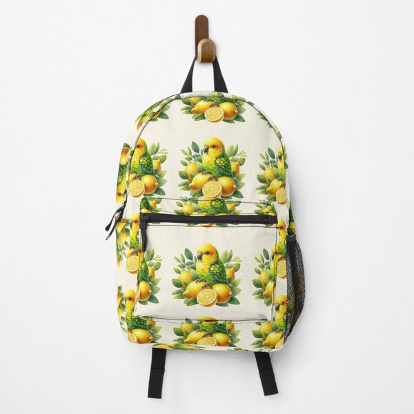 Item preview, Cute Cartoon sun parrot with lemons designed and sold by Coolparrotgirl.