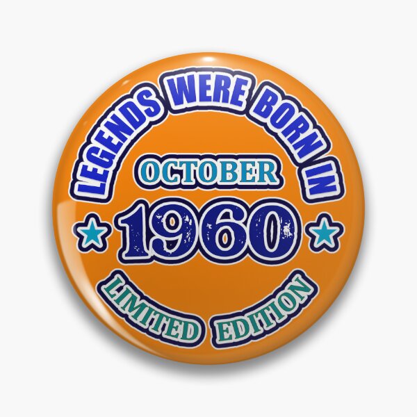 Item preview, BIRTHDAY OCTOBER 1960 designed and sold by BUCHELI-ART..