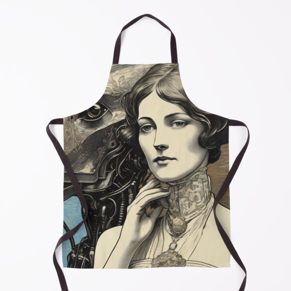 Item preview, Robot Love Art Illustrations from the 1800s | #21 designed and sold by NickWhittleArt.