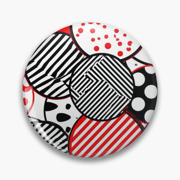 Item preview, Red and Black Geometric Graphic Design 3 designed and sold by SparroCreative.