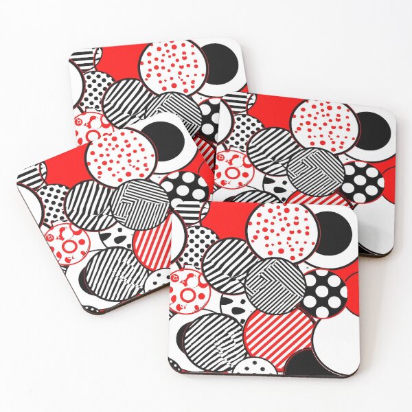Item preview, Red and Black Geometric Graphic Design 3 designed and sold by SparroCreative.
