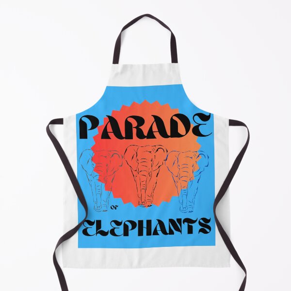 Aperçu de l'œuvre Les éléphants en parade créée et vendue par 3Pdesigncreators.