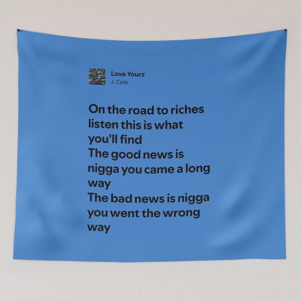 Item preview, Love Yourz J Cole Lyrics designed and sold by reb21052.