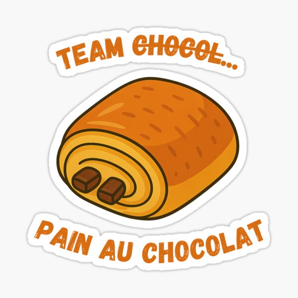 Aperçu de l'œuvre  TEAM PAIN AU CHOCOLAT créée et vendue par Romagnolo.