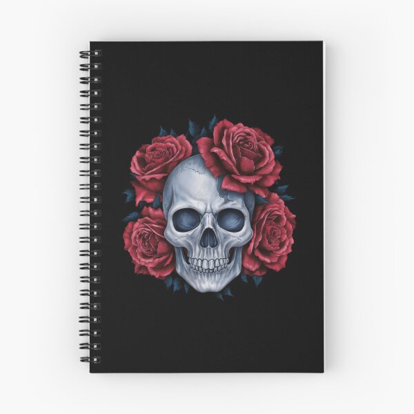 Item preview, Memento Mori Skull Roses Detailed Design designed and sold by aiartzstore.