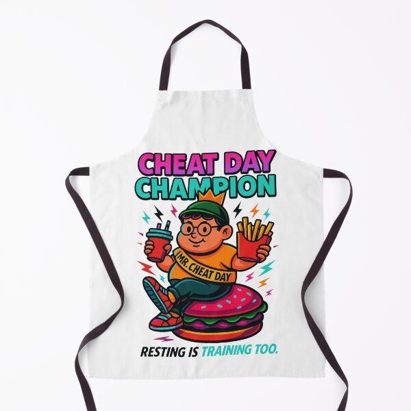 Item preview, Cheat Day Champion – Funny Gym & Food Streetwear Shirt designed and sold by Patternicity.