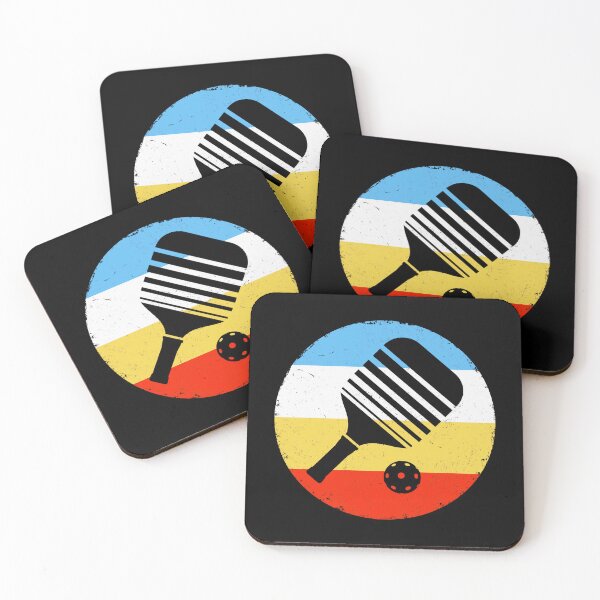 Item preview, Retro Pickleball Paddle & Ball – Vintage Sunset Sports Tee designed and sold by miaa-artistshop.