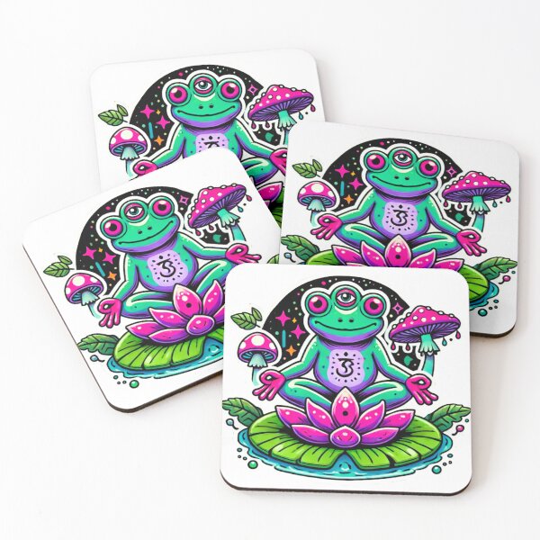 Item preview, Third Eye Frog | Zen Psychedelic Frog Vibes designed and sold by JBartworks.