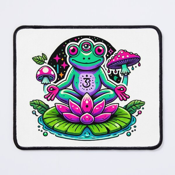 Item preview, Third Eye Frog | Zen Psychedelic Frog Vibes designed and sold by JBartworks.