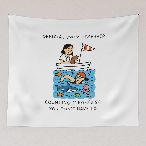 Item preview, Official Open Water Swim Observer Gift – Female Observer designed and sold by Open Water Swimming Gifts.