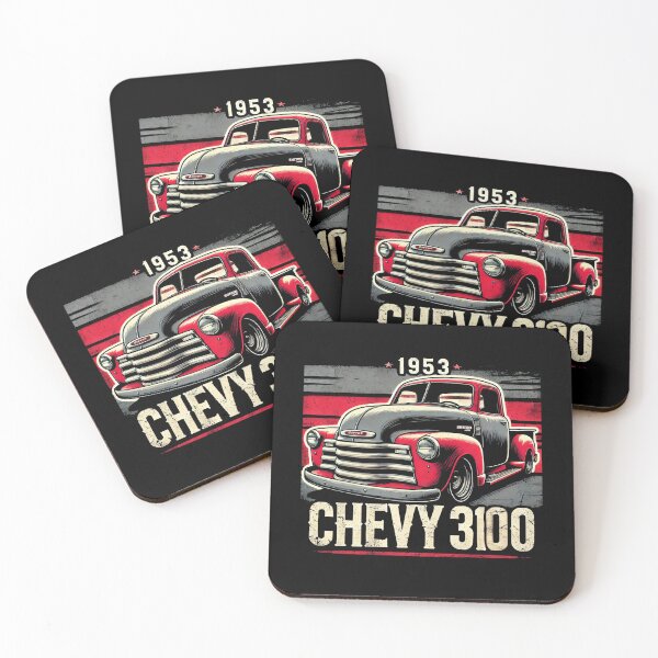 Item preview, 1953 Red Chevy 3100  designed and sold by TheArtOfCar.