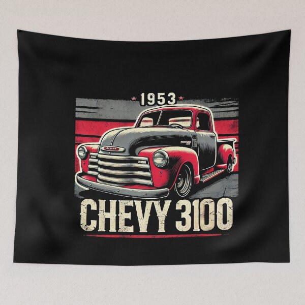 Item preview, 1953 Red Chevy 3100  designed and sold by TheArtOfCar.