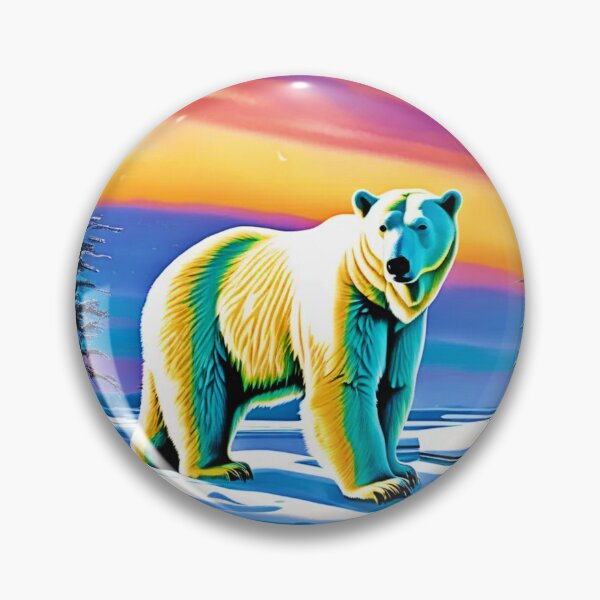 Item preview, Arctic Wild Snowy Polar Bear designed and sold by Health And Fitness Posts e-Store.