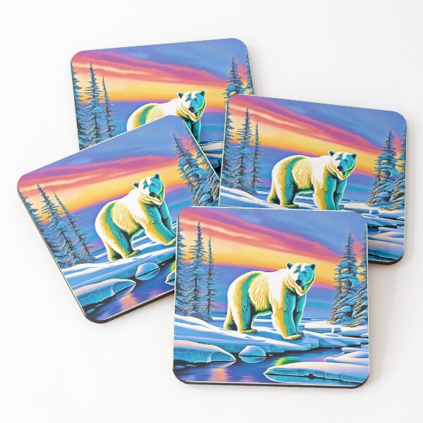 Item preview, Arctic Wild Snowy Polar Bear designed and sold by Health And Fitness Posts e-Store.