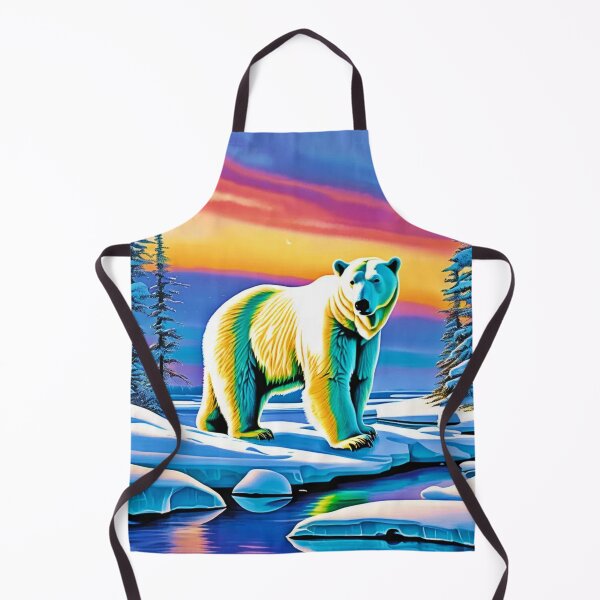 Item preview, Arctic Wild Snowy Polar Bear designed and sold by Health And Fitness Posts e-Store.