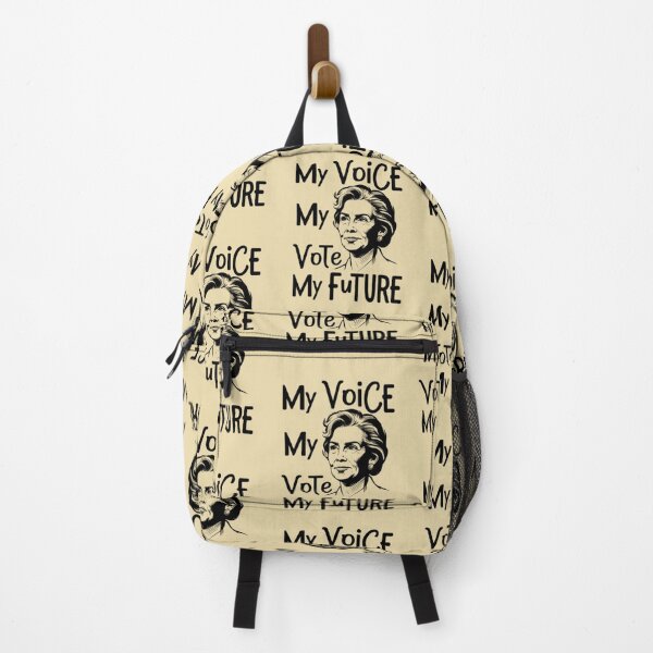 Item preview, My Voice My Vote My Future - Empowering Woman Portrait designed and sold by My-Hoodies.