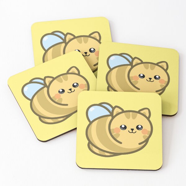 Item preview, Cat Bee (yellow) designed and sold by octopuscafe.