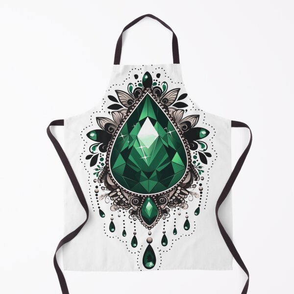 Item preview, May birthstone Emerald jewels designed and sold by MendaciousMina.