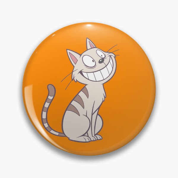 Item preview, A cat smiling sweetly, if not disturbingly. designed and sold by knappidesign.