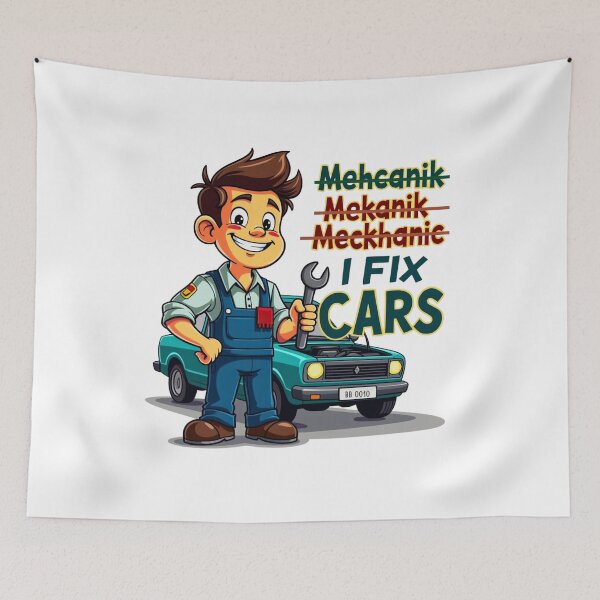 Item preview, Funny Mechanic Misspelling – I Fix Cars T-Shirt for Boys designed and sold by MOTAS FASHION .